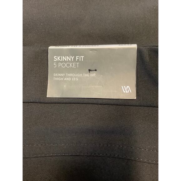 VRST Men's 36x32 Pure Black Commuter 5 Pocket Skinny N3-40 - Picture 9 of 10